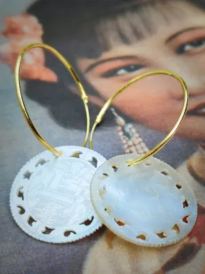 Vintage gaming counter hoops