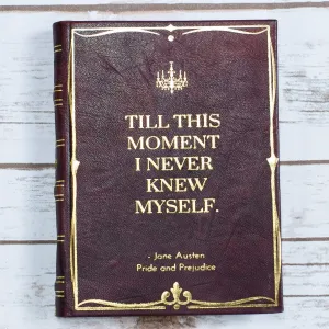 Vintage Jane Austen Pride & Prejudice Handmade Leather Journal
