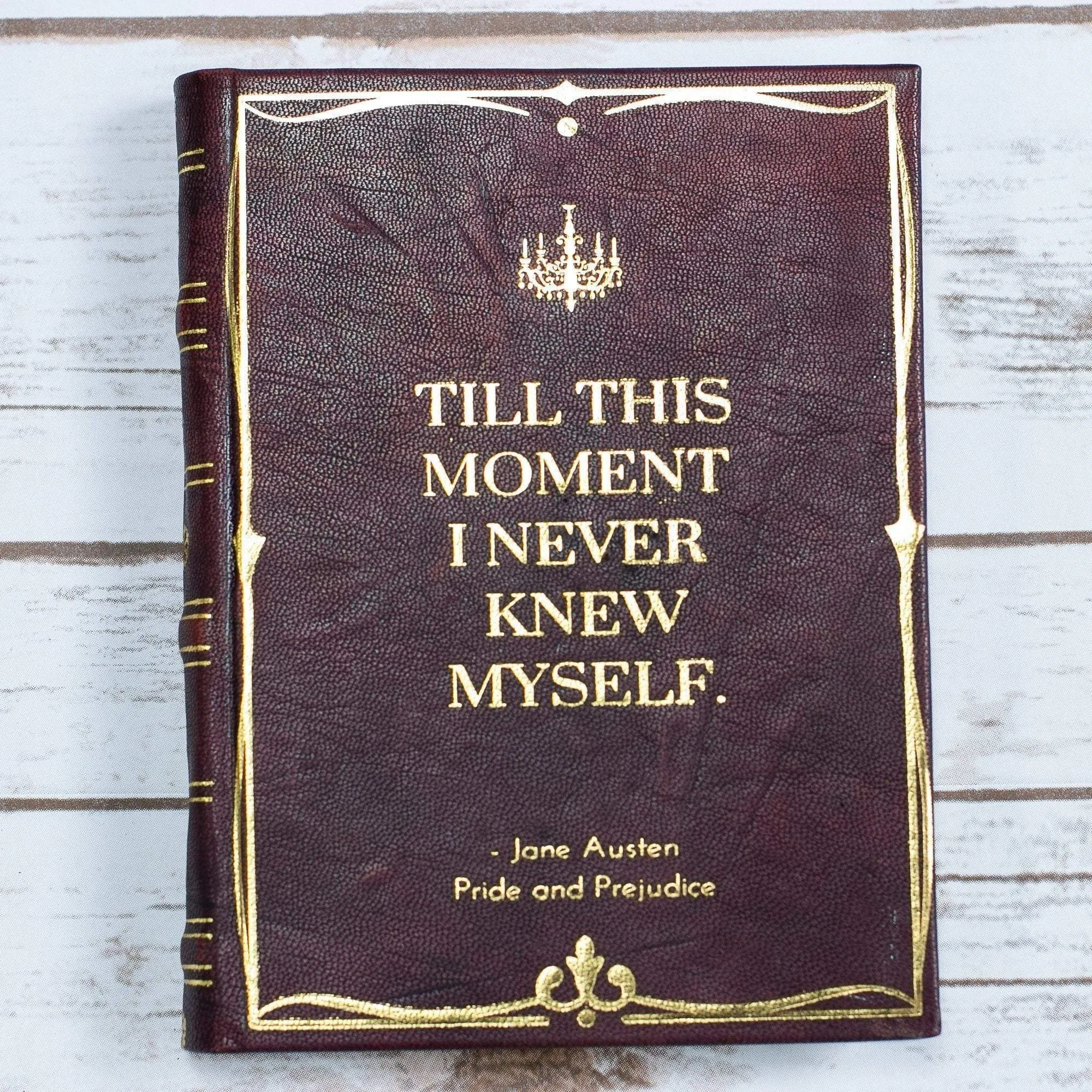 Vintage Jane Austen Pride & Prejudice Handmade Leather Journal