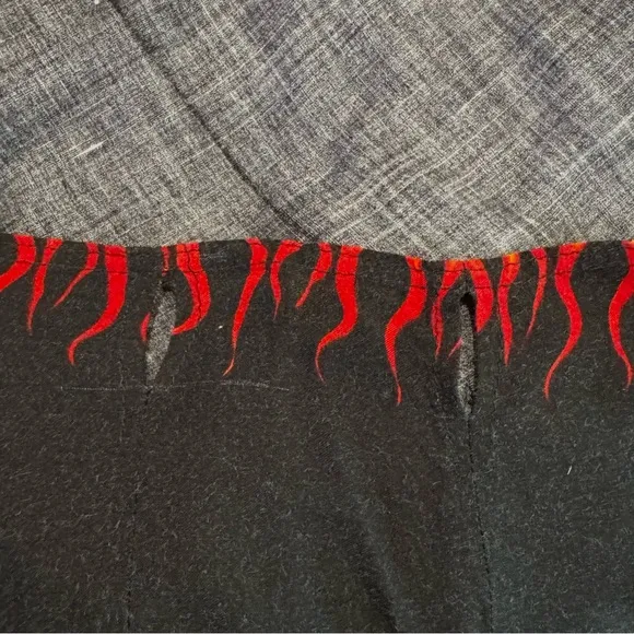 Vintage Rockabilly Hotrod Flame Wrap Skirt