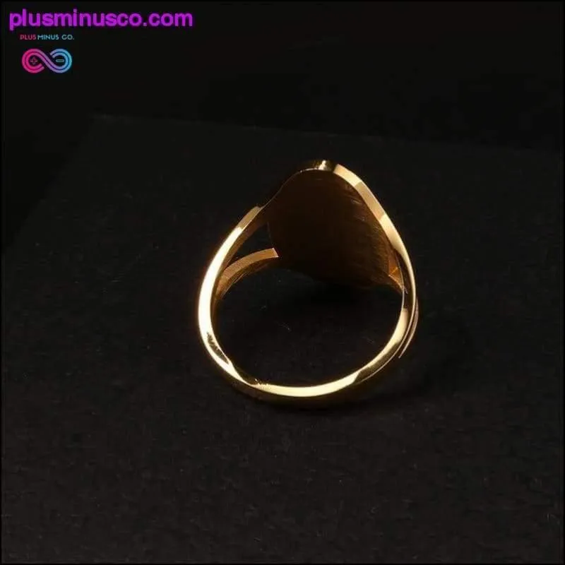 Vintage Virgin Mary Women Religious Gold Rings