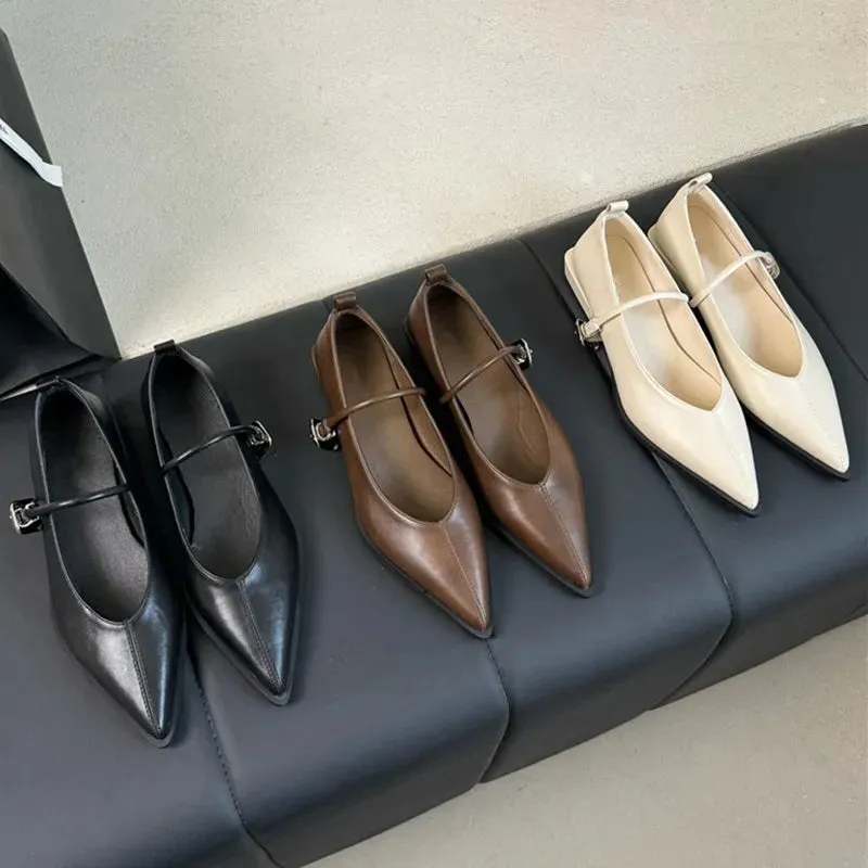Viola Buckle Flats