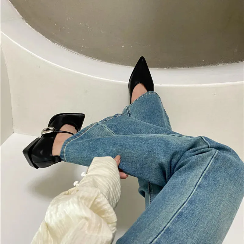 Viola Buckle Flats