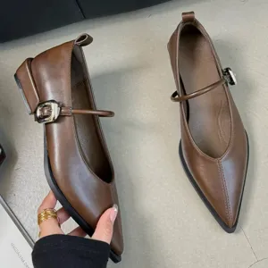 Viola Buckle Flats