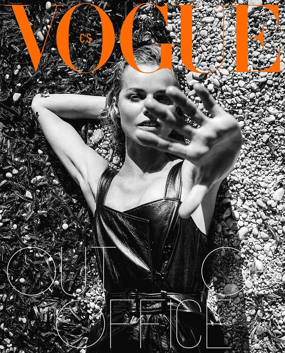 VOGUE CZECH CS Magazine January 2019 EVA HERZIGOVA Maryna Linchuk JANE MOSELEY