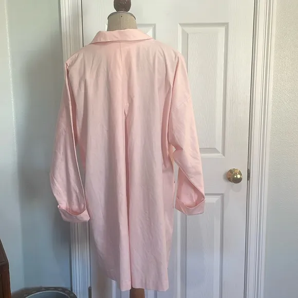 Vtg Mary Kay consultant jacket long sleeve button-down pink women’s size L large