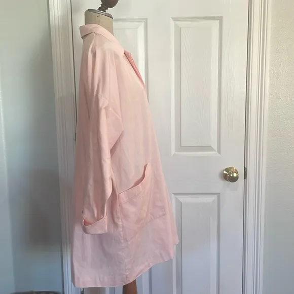 Vtg Mary Kay consultant jacket long sleeve button-down pink women’s size L large