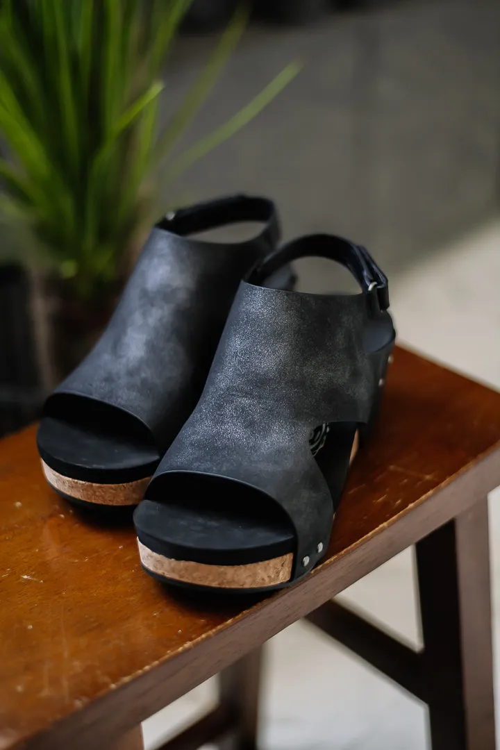 Wally Wedges | Black