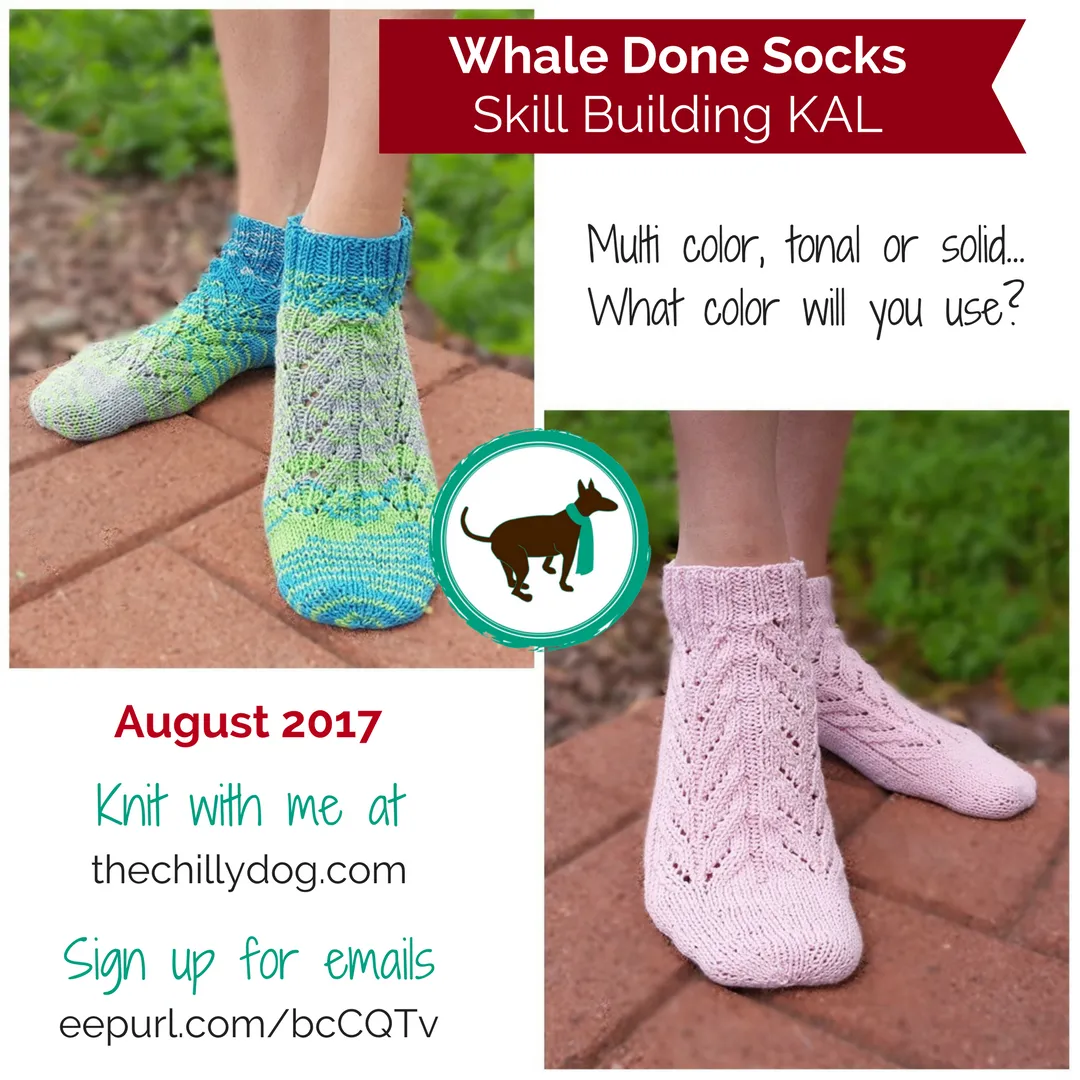 Whale Done Socks: Knitting Pattern PDF