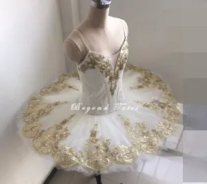 White and Gold Professional Tutu