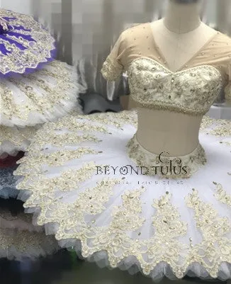 White and Gold Two-Piece La Corsaire Tutu 02