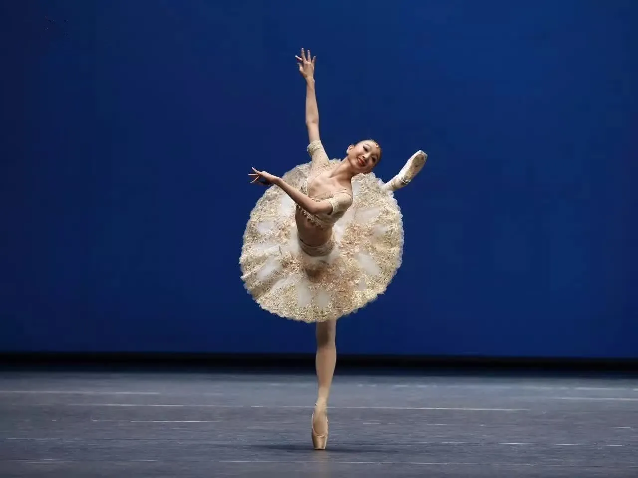 White and Gold Two-Piece La Corsaire Tutu