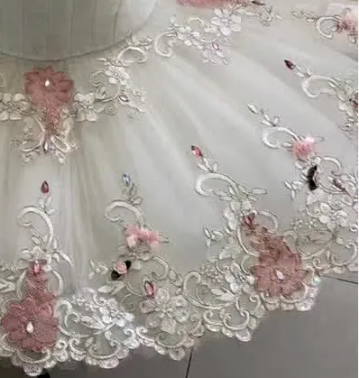 White Floral Tutu