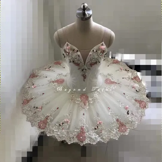 White Floral Tutu