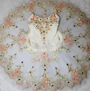 White Floral Tutu