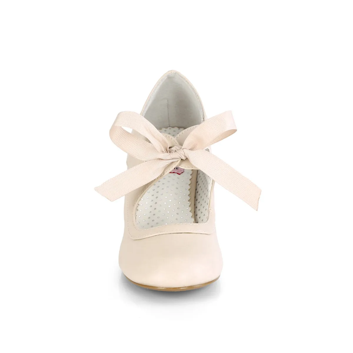 WIGGLE-32  Beige Faux Leather