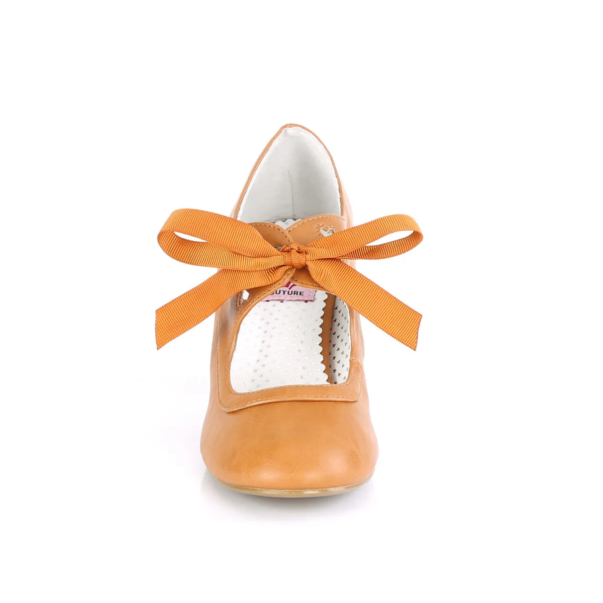 WIGGLE-32  Caramel Faux Leather