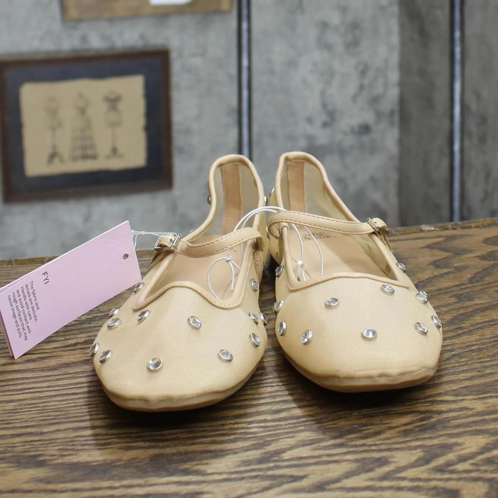 Wild Fable Women's Elsa Mary Jane Ballet Flats with Memory Foam Insole 89886010