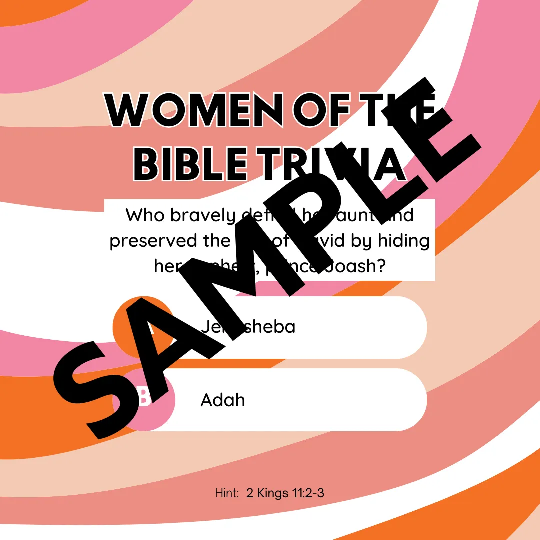 Women of the Bible Trivia Graphics