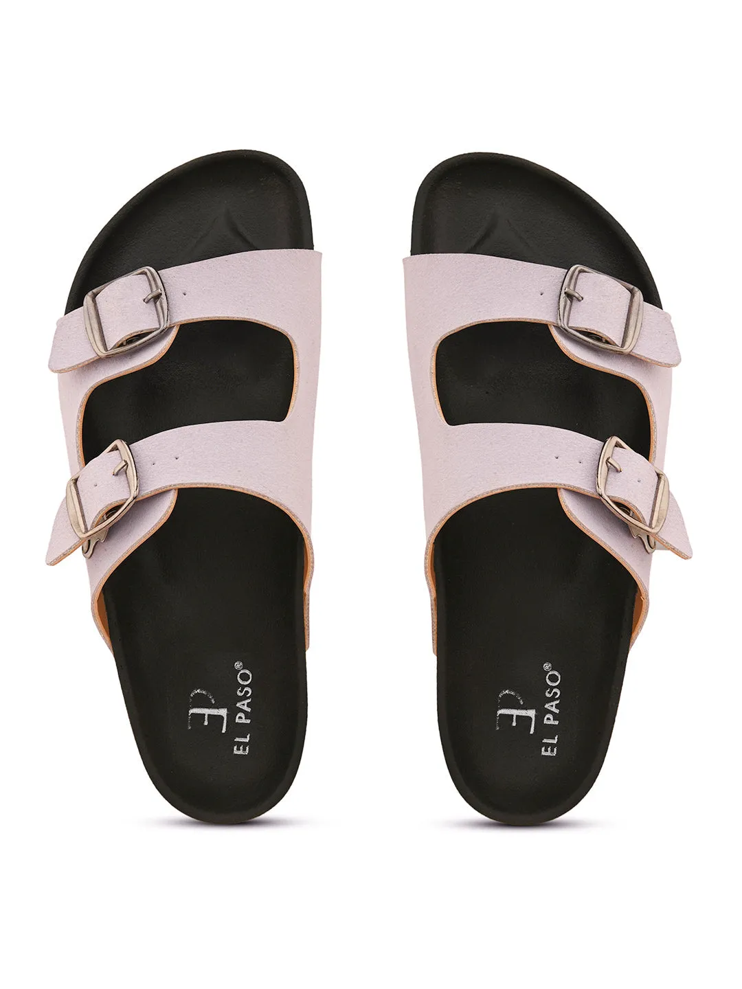 Women Open Toe Flats with Buckles
