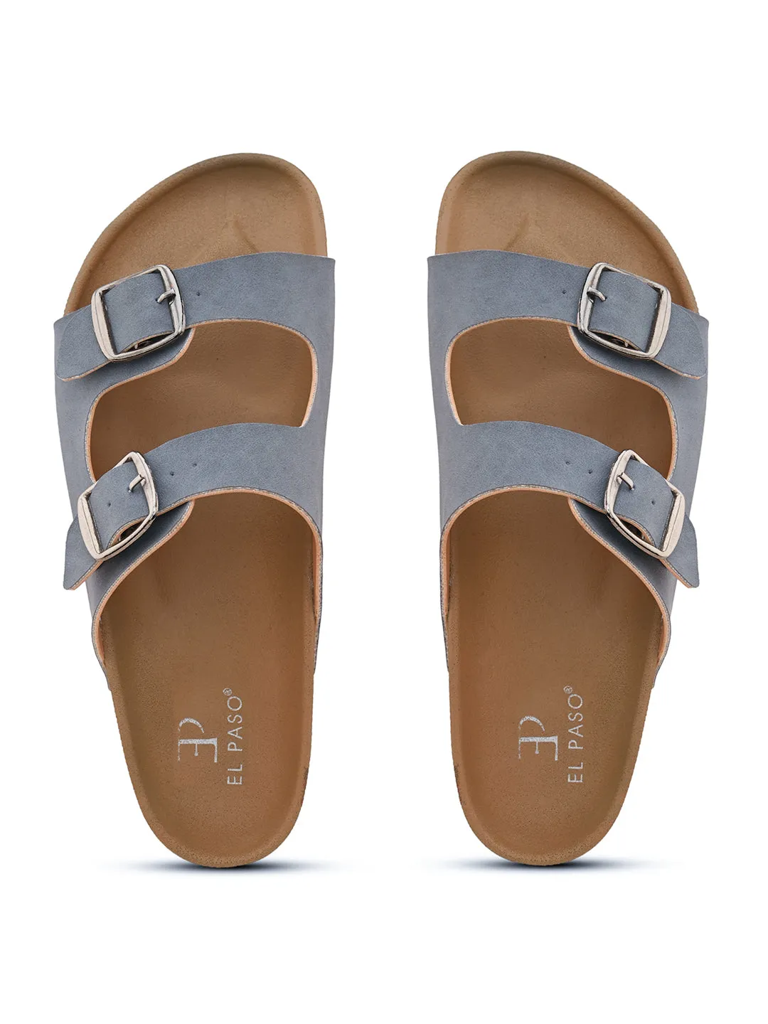 Women Open Toe Flats with Buckles