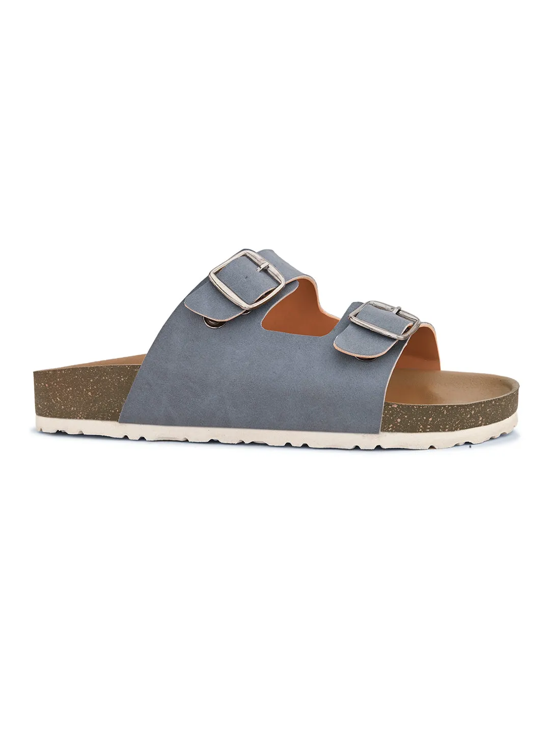 Women Open Toe Flats with Buckles