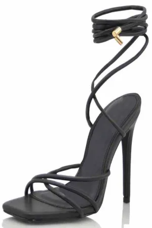 Wrap Up Strappy Heel