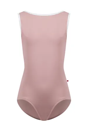 Yumiko Sofiane Leotard- Petal/V-White